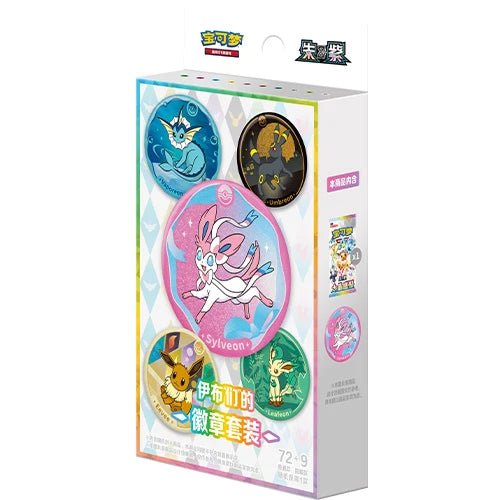 Eevee Evolutions Badge Set Terestal Gathering - Animerch