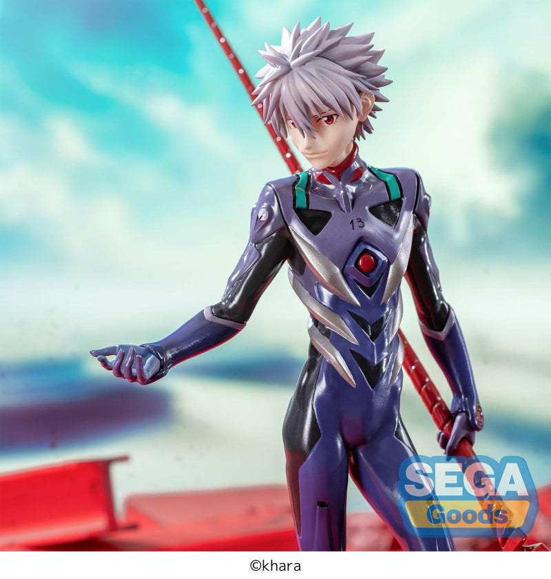 Evangelion: 3.0+1.0 Thrice Upon a Time Luminasta PVC Statue Kaworu Nagisa x Spear of Longinus 21 cm - Animerch