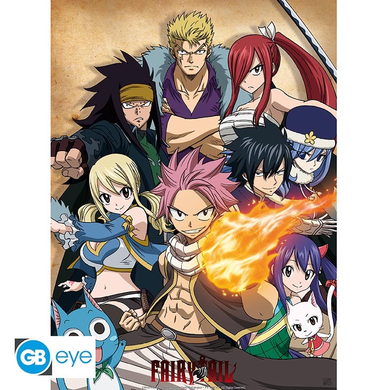 Fairy Tail Guild poster -  52 x 38 cm