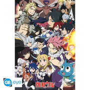 Fairy Tail vs other guilds poster - 91,5 x 61 cm - Animerch