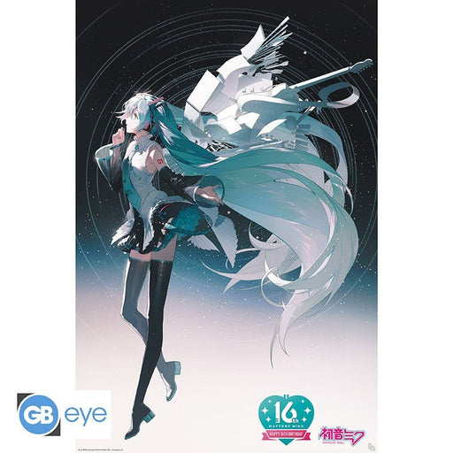 Hatsune Miku Happy 16th Birthday Miku poster - 91,5 x 61 cm - Animerch