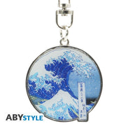 Hokusai De Grote Golf van Kanagawa sleutelhanger - Animerch