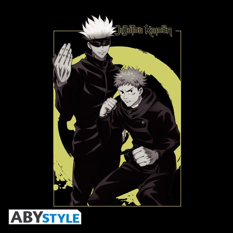 Jujutsu Kaisen Itadori-Gojo black t-shirt - M - Animerch