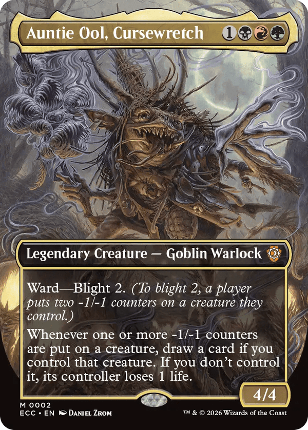 Lorwyn Eclipsed Blight Curse Commander Deck - Animerch