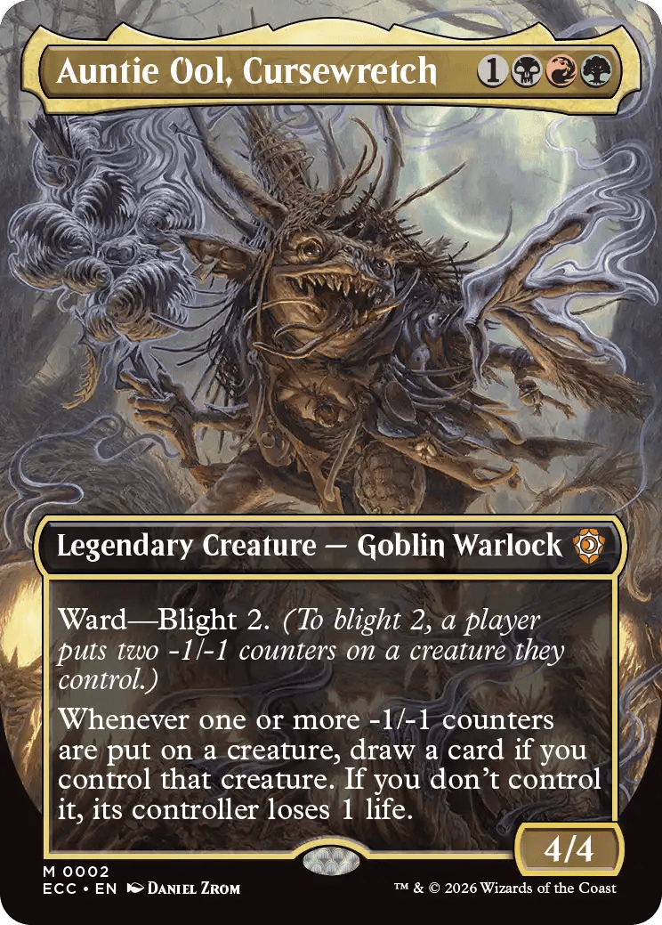 Lorwyn Eclipsed Blight Curse Commander Deck - Animerch