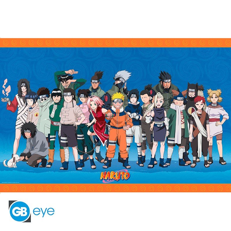 Naruto Konoha ninjas poster - 91,5 x 61 cm - Animerch