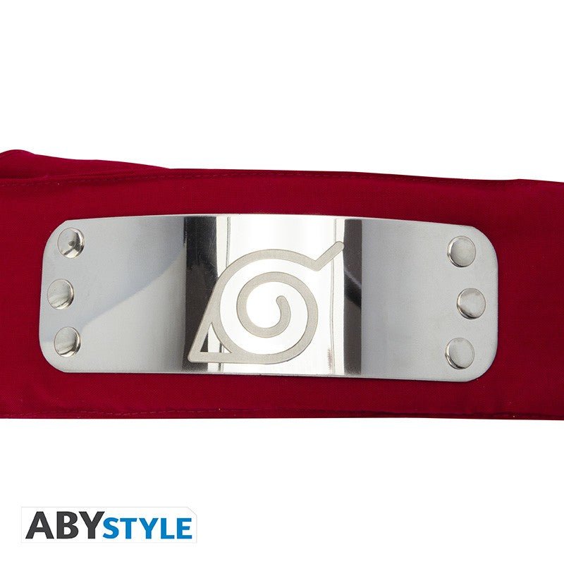 Naruto Shippuden Red Konoha headband - volwassenen - Animerch