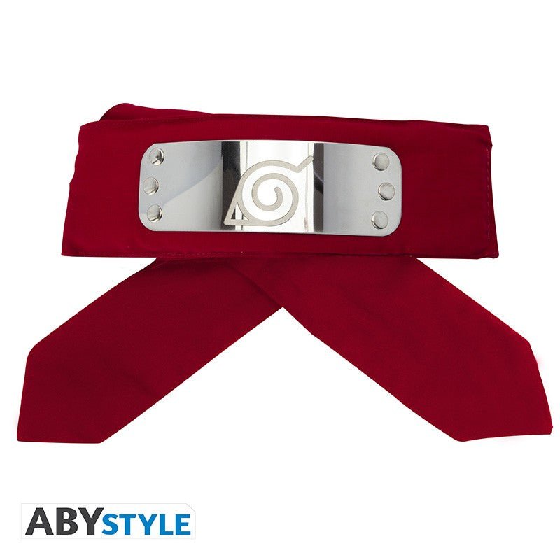 Naruto Shippuden Red Konoha headband - volwassenen - Animerch