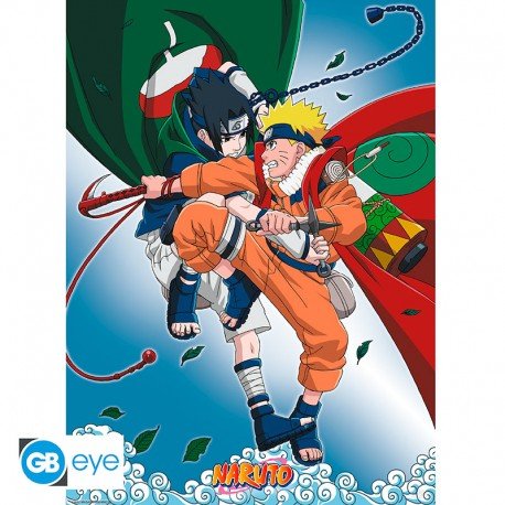 Naruto vs Sasuke Poster - 52x38 cm - Animerch