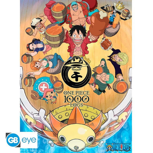 One Piece 1000 Logs Cheers poster - 52 x 38 cm - Animerch