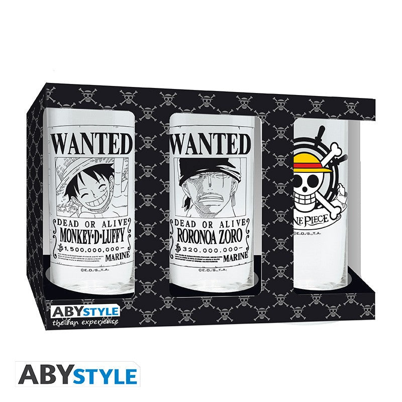 One Piece 3 glazen set - Animerch
