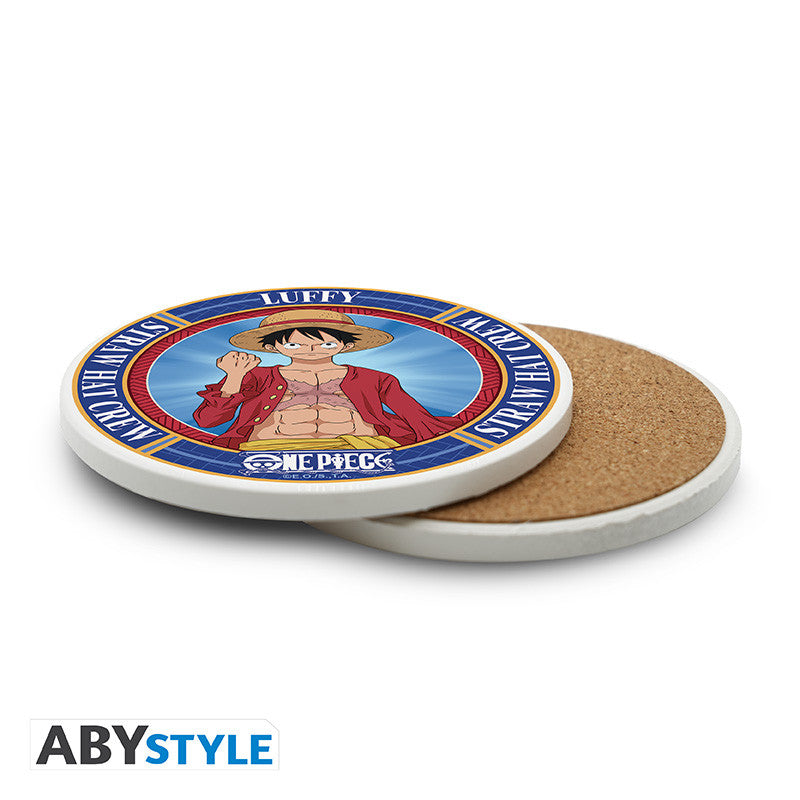One Piece Monkey D Luffy keramische onderzetter