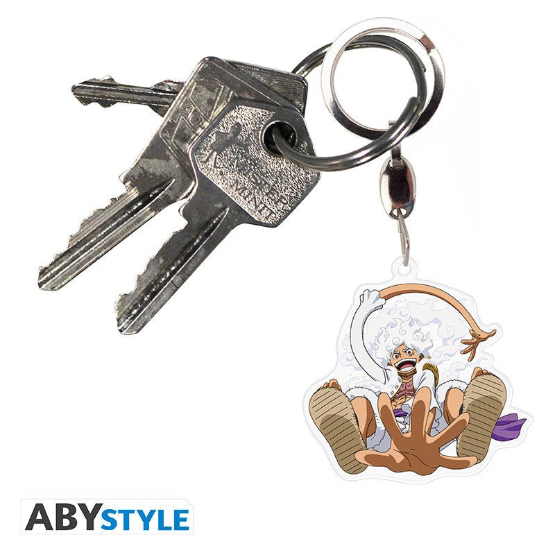 One Piece Luffy Gear 5th sleutelhanger - Animerch