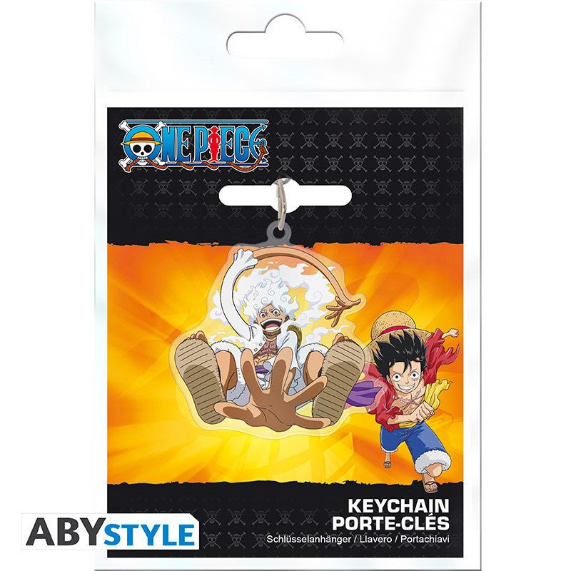One Piece Luffy Gear 5th sleutelhanger - Animerch