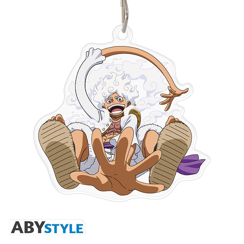 One Piece Luffy Gear 5th sleutelhanger - Animerch