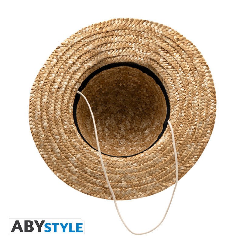 one-piece-luffy-straw-hat underneath