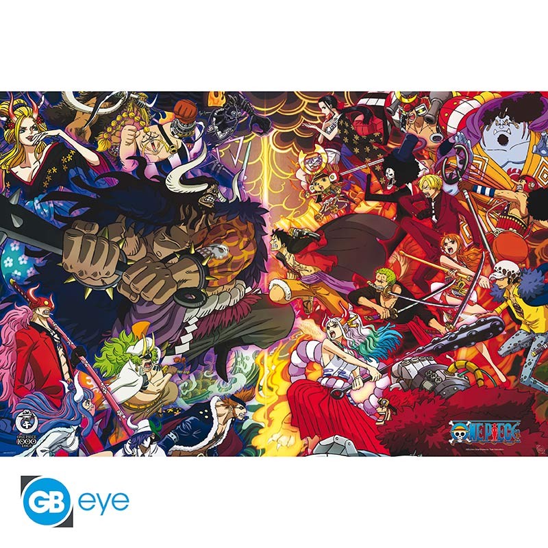 One Piece 1000 logs Final Fight poster - 91,5 x 61 cm.
