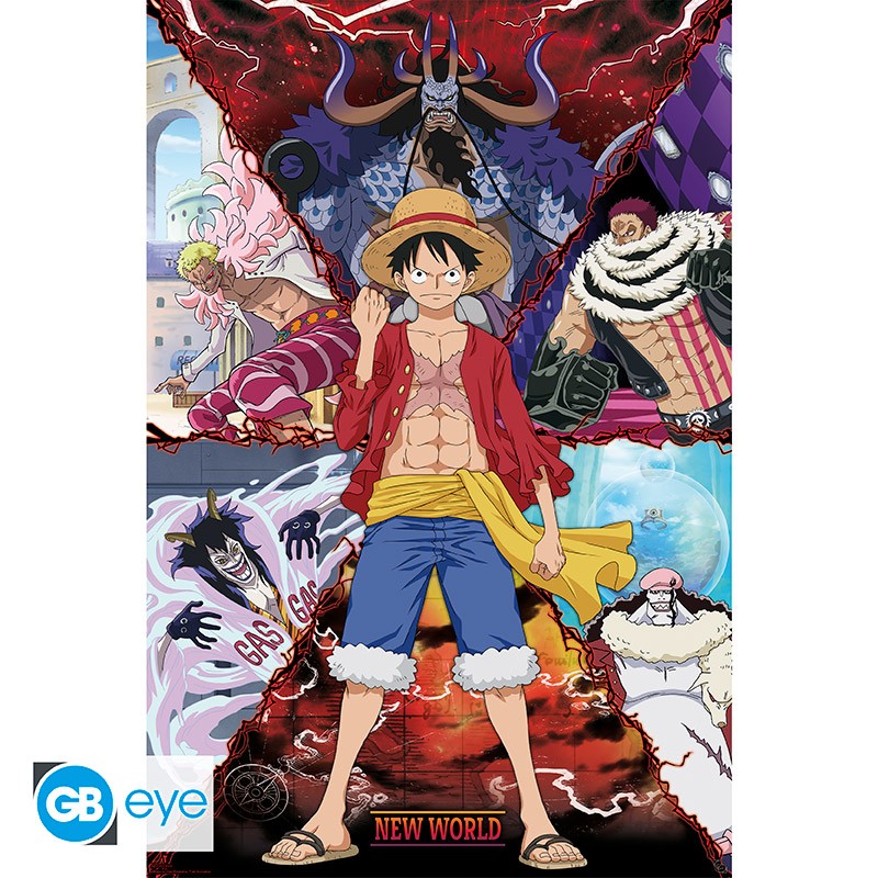One Piece Luffy vs New World poster -  91,5 x 61 cm
