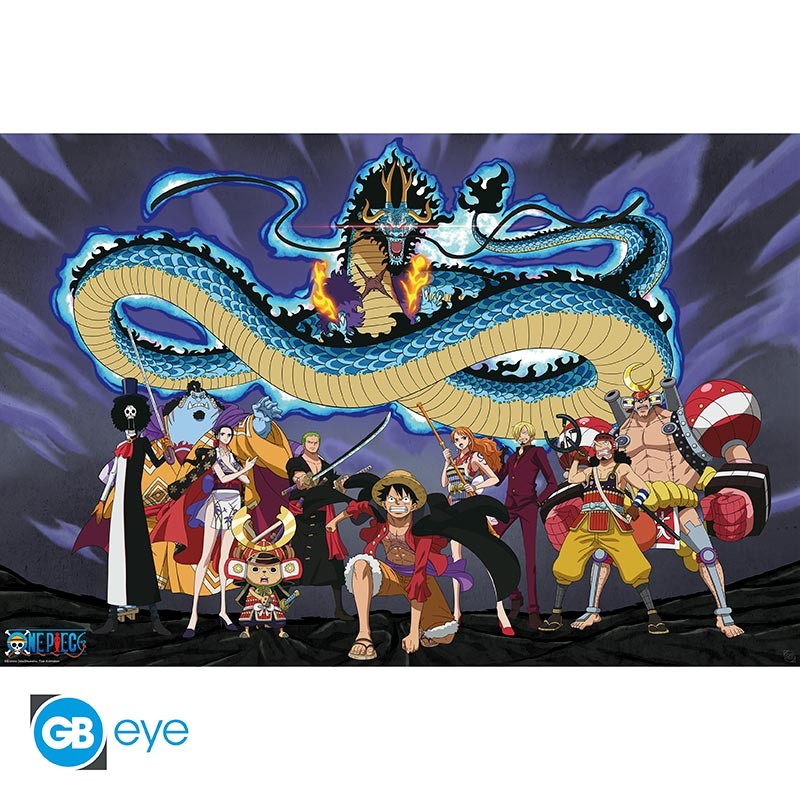 One Piece The crew versus Kaido poster - 91,5 x 61 cm