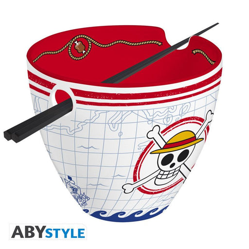 One Piece Ramen Bowl met eetstokjes - Animerch