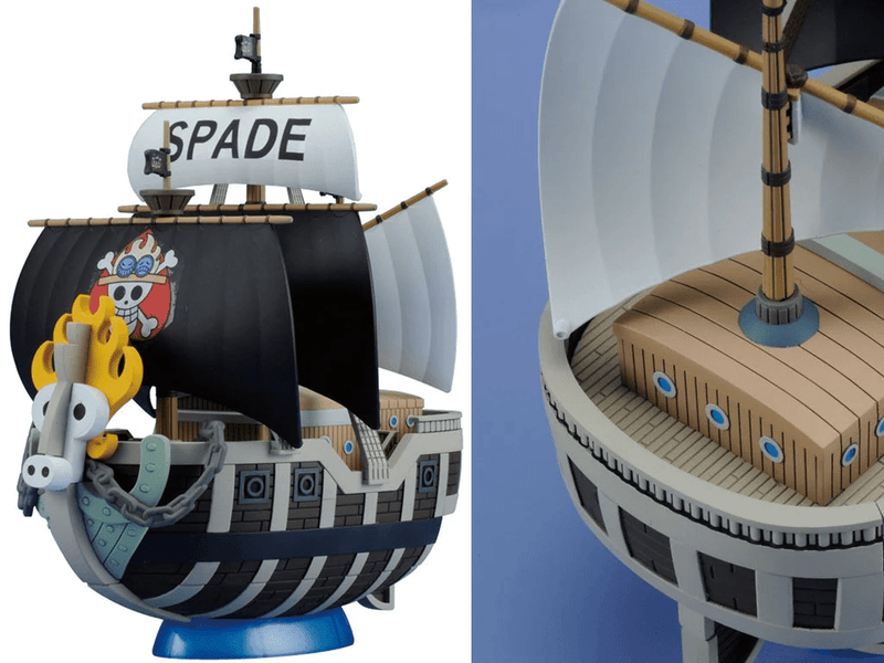 One Piece Spade Pirates Ship Grand Ship Collection Model Kit - Animerch