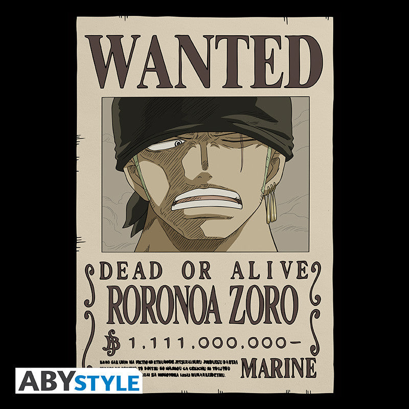 One Piece Wanted Zoro t-shirt