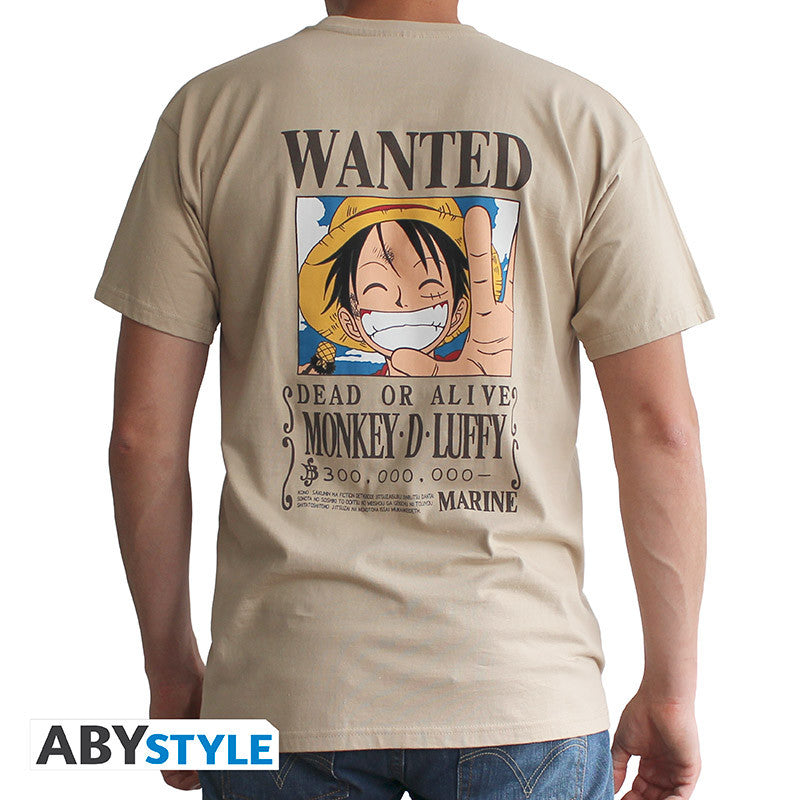 One Piece Vintage Wanted Luffy t-shirt - XXL