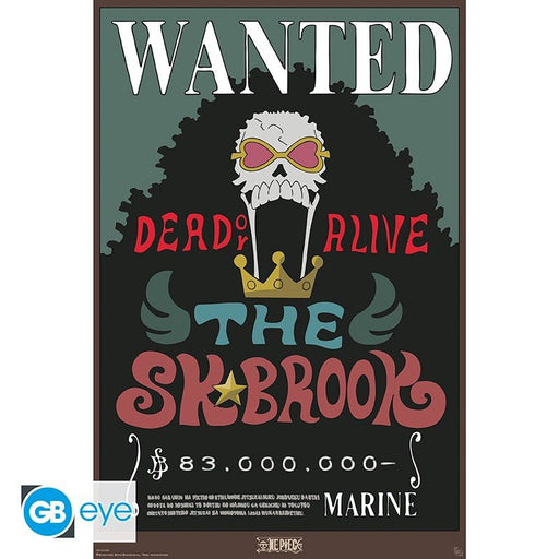 One Piece Wanted Brook poster - 91,5 x 61 cm - Animerch