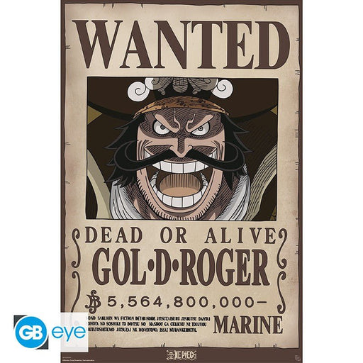 One Piece Wanted Gol .D. Roger - 91,5 x 61 cm - Animerch
