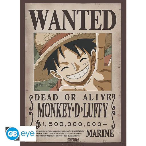 One Piece Wanted Luffy poster - 52 x 38 cm - Animerch