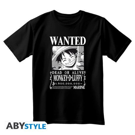 One Piece Wanted Luffy t-shirt - Animerch
