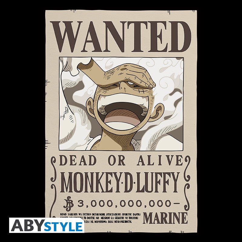 One Piece Wanted Luffy t-shirt - Animerch