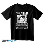 One Piece Wanted Luffy t-shirt - XXL - Animerch