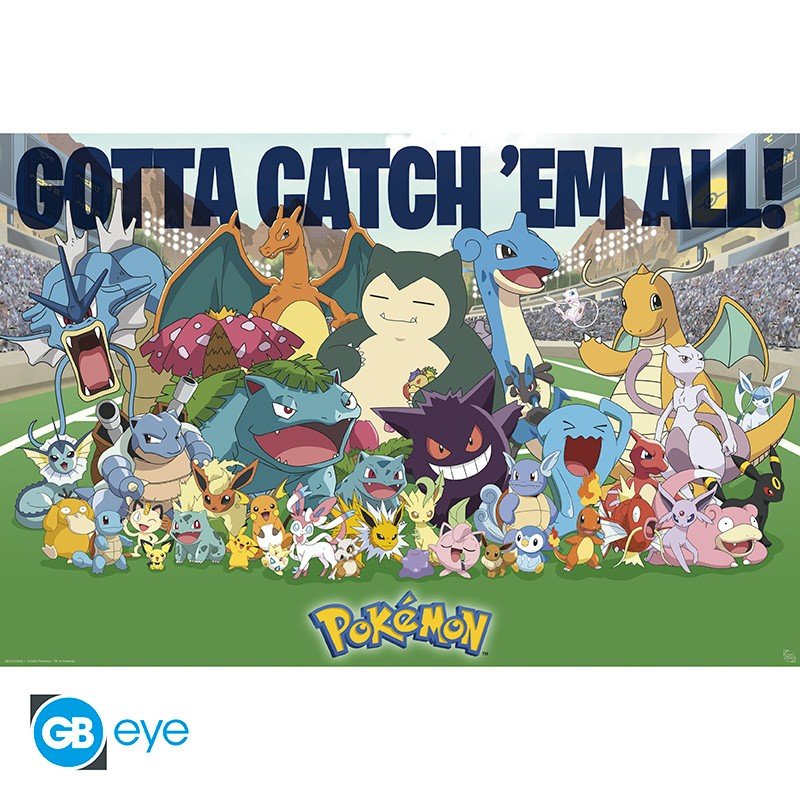 Pokémon All Time Favorites poster - 91,5 x 61 cm - Animerch