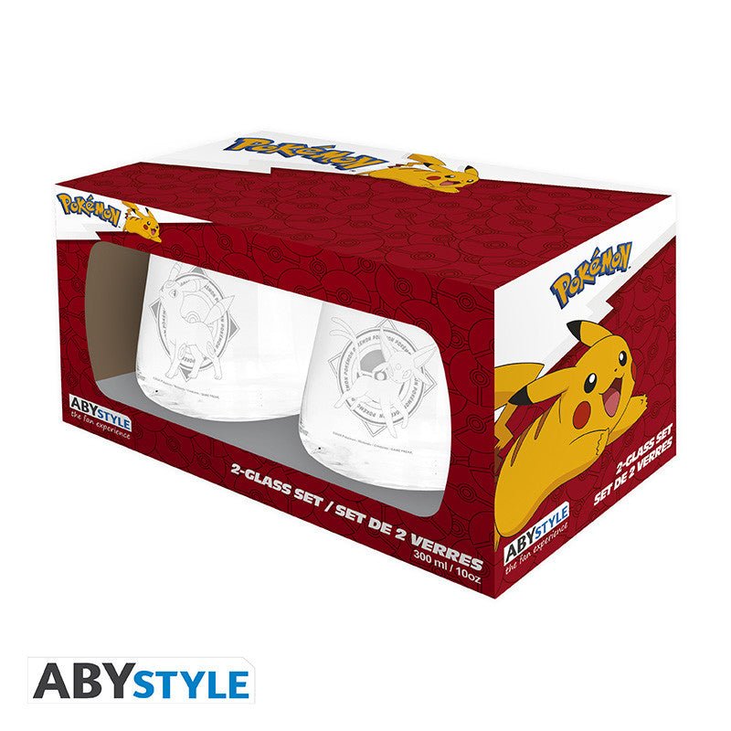 Pokémon Espeon-Umbreon 2 glazen set - Animerch