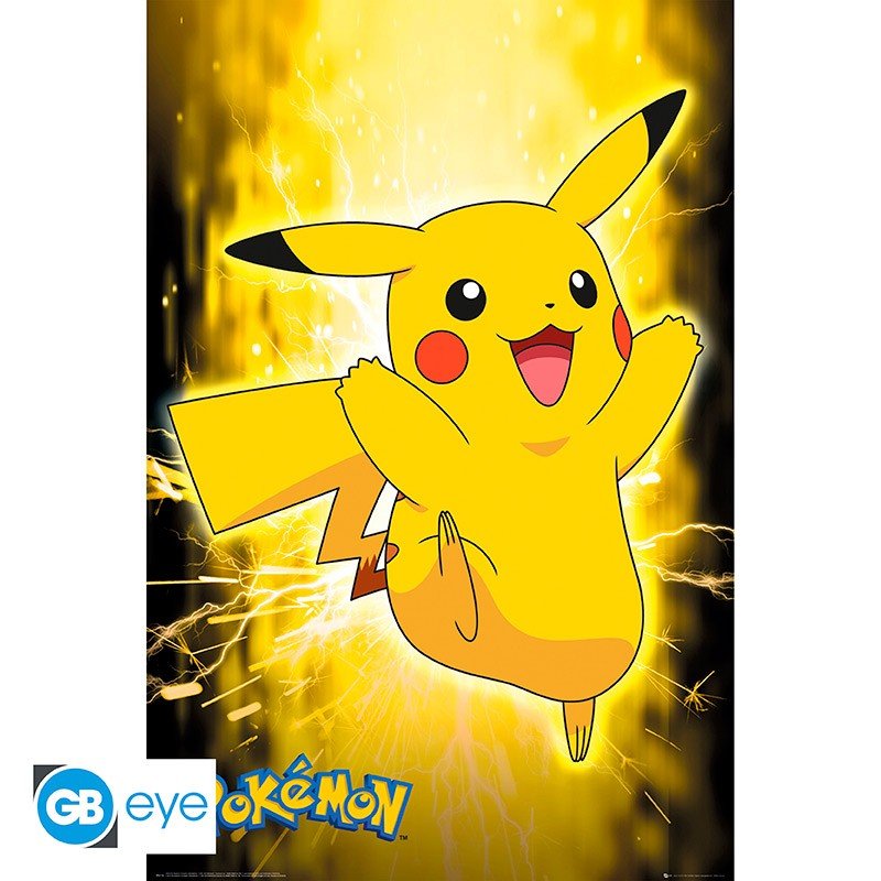 Pokémon Pikachu Neon poster - 91,5 x 61 cm - Animerch