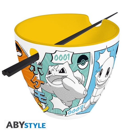 Pokémon Starters Ramen Bowl met eetstokjes - Animerch