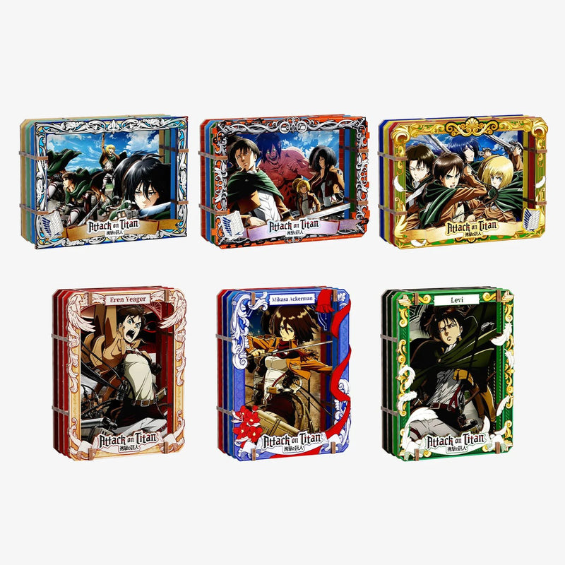Puremind x Attack on Titan Wooden Gallery Blind Box - Animerch