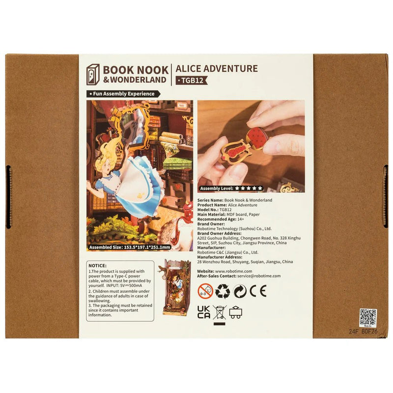 Robotime Book Nook Alice Adventure - Animerch