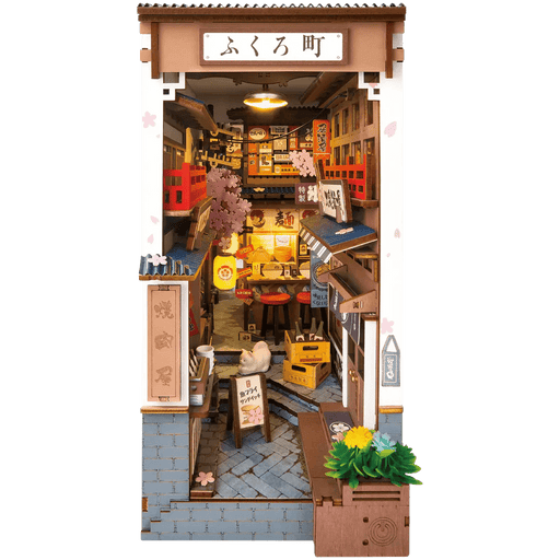 Robotime Book Nook Sakura Wine Alley - Animerch