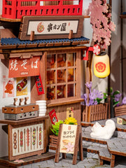 Robotime Book Nook Sakura Wine Alley - Animerch