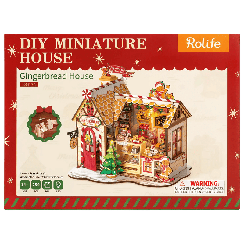 Robotime Gingerbread House - Animerch