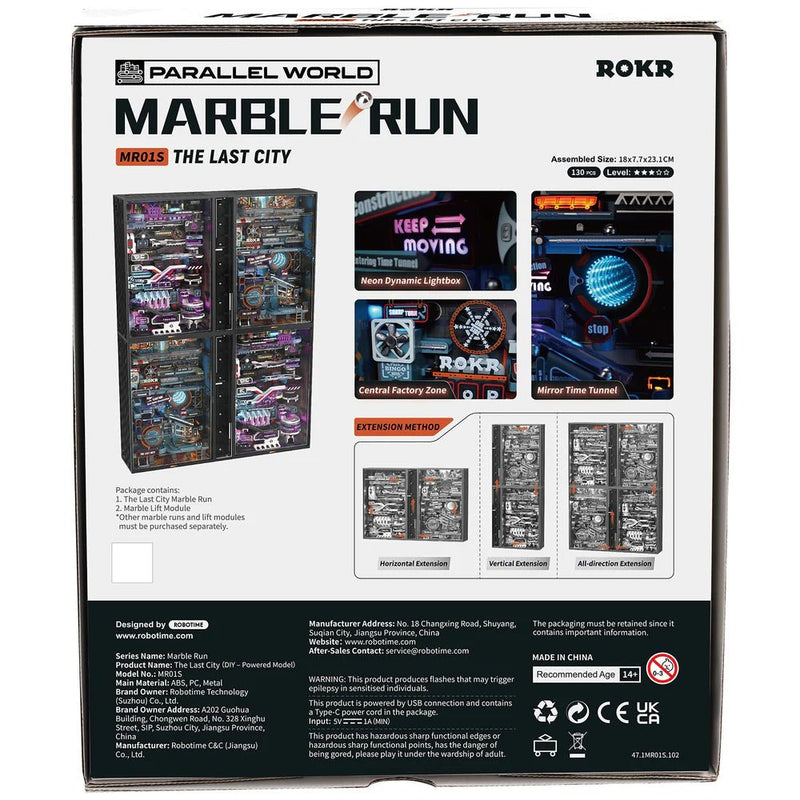 Robotime Marble Run The Last City - Animerch