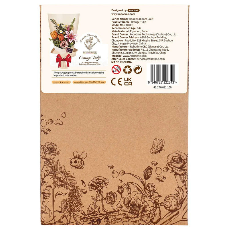 Robotime Orange Tulip - Animerch