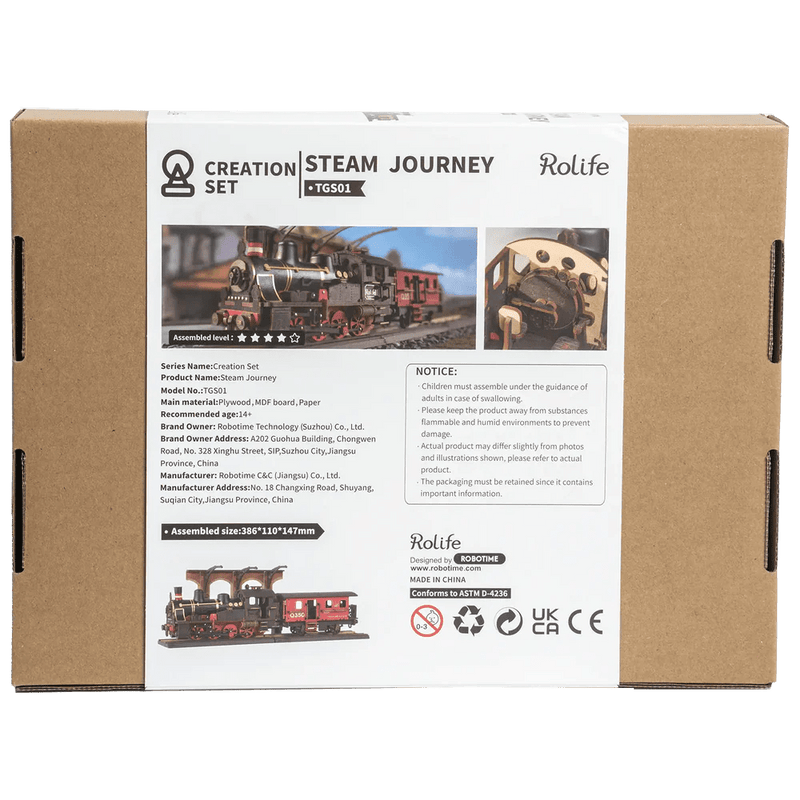 Robotime Steam Journey - Animerch