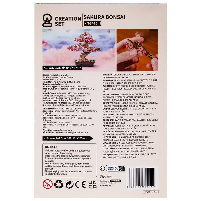 Sakura Bonsai DIY Puzzel Rolife - Animerch