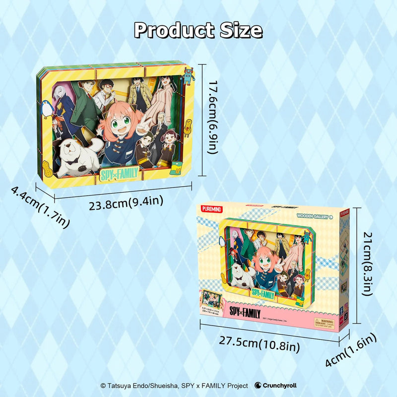 SPY Family Wooden Gallery L Forger Family Frame - Animerch