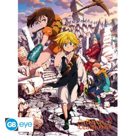 The Seven Deadly Sins All Sins poster - 52 x 38 cm - Animerch